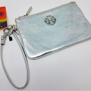 COPY - Tory Burch Wristlet Silver
